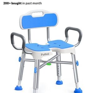 Fullot Square Shower Chair with Backrest